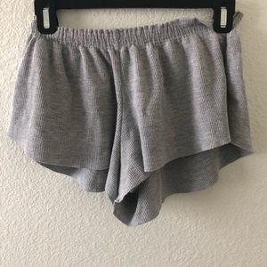 Grey Flowy Brandy Melville Shorts